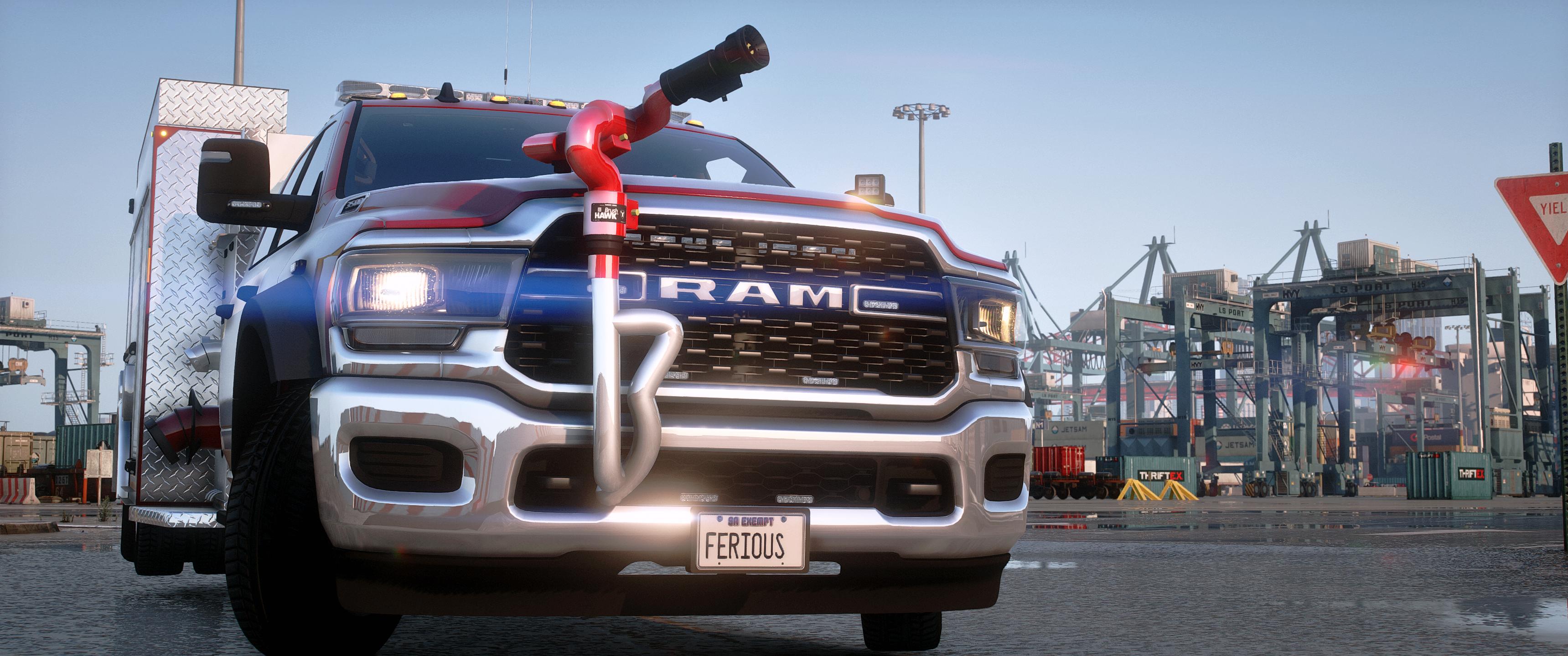 2024 Ram 3500 Big Horn Fire Pumper Truck