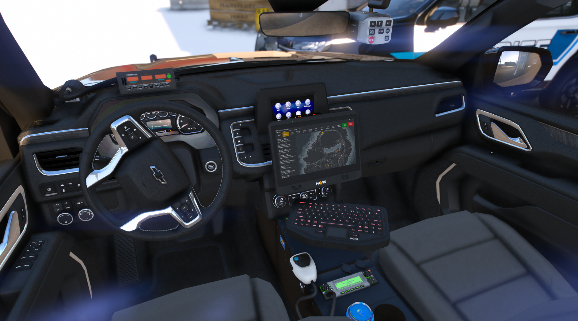 2023 Tahoe DVI Whelen Setup