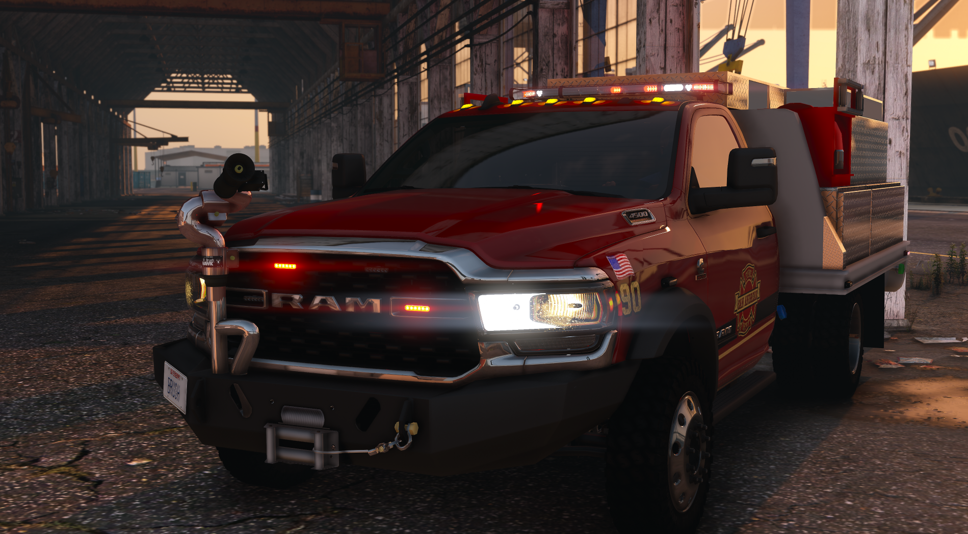 2024 DODGE RAM 4500 Brush Truck