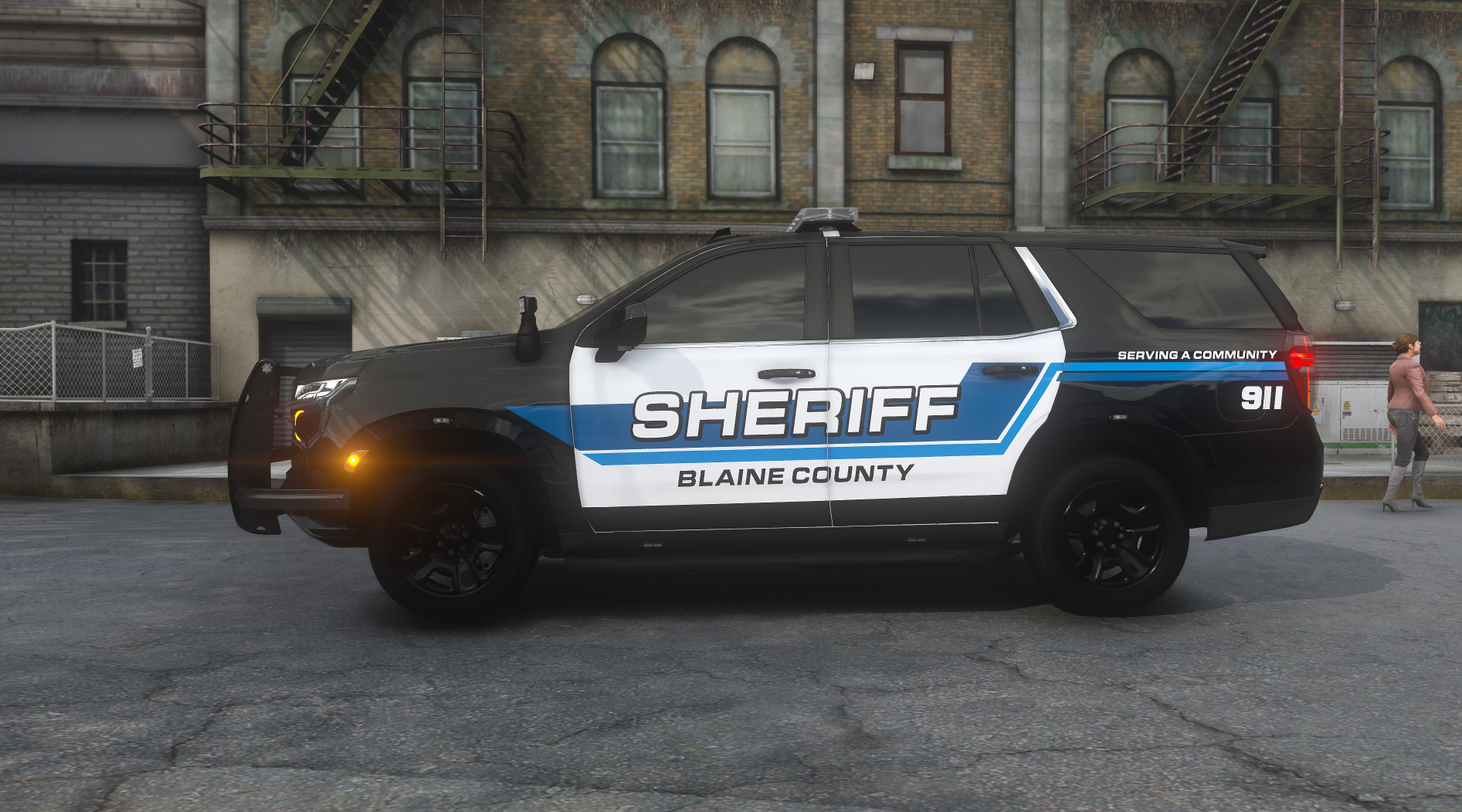 2023 Tahoe DVI Whelen Setup