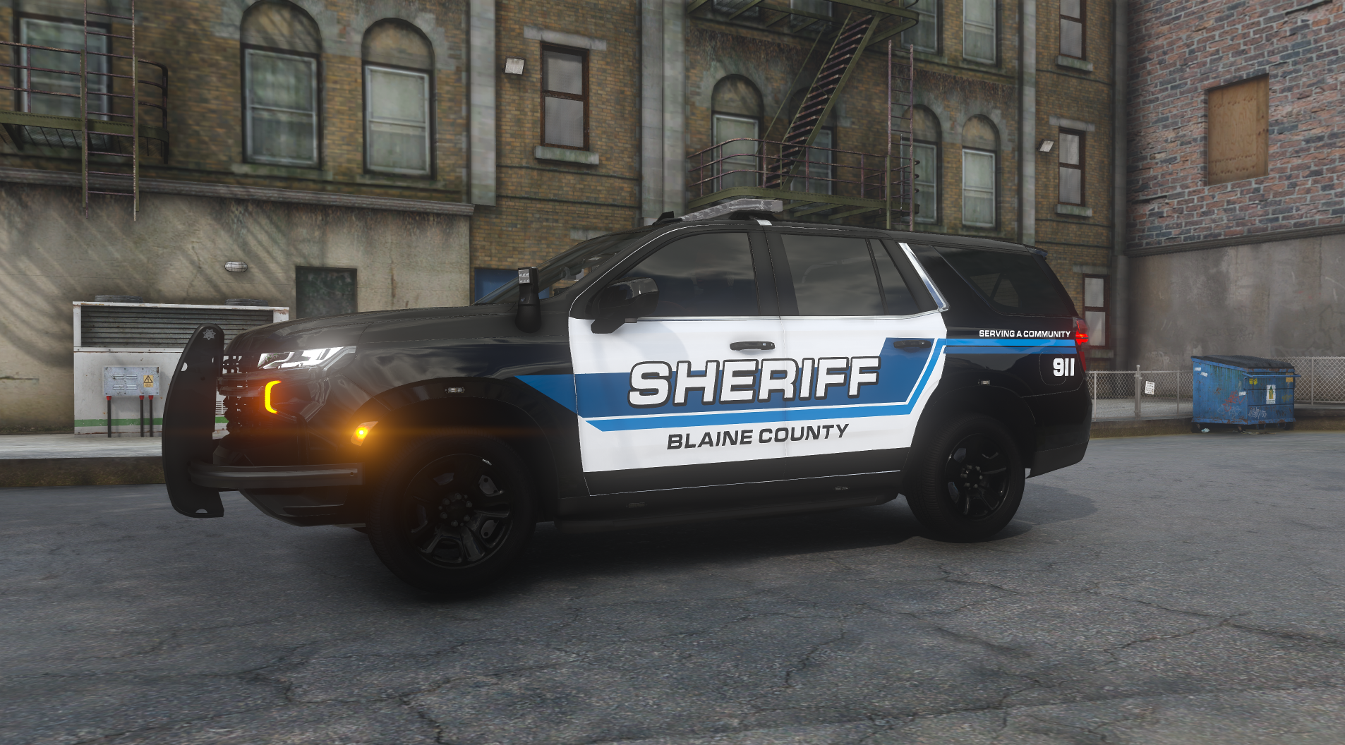 2023 Tahoe DVI Whelen Setup