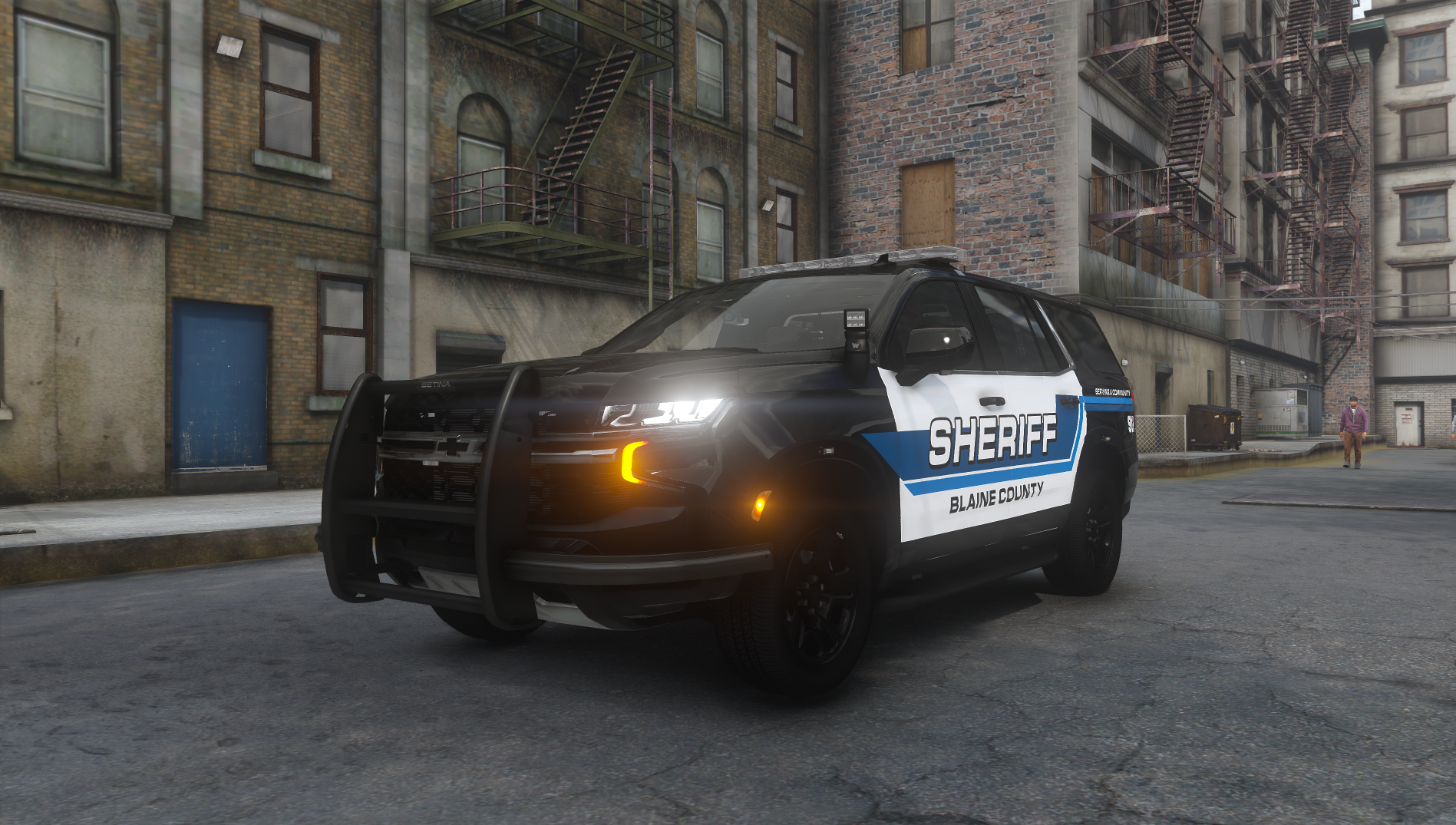 2023 Tahoe DVI Whelen Setup