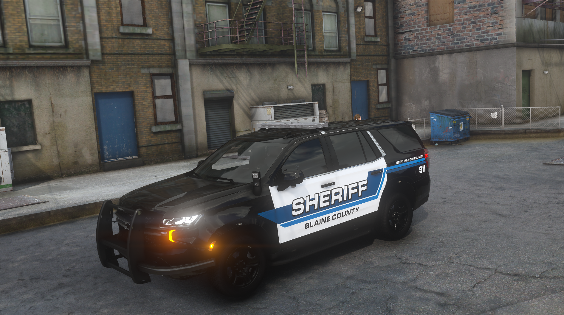 2023 Tahoe DVI Whelen Setup