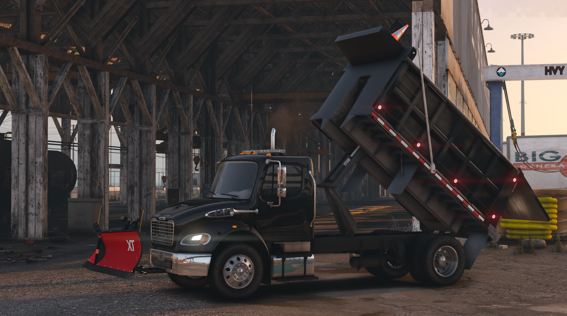 2020 Freightliner M2 Dump Body Lightbar