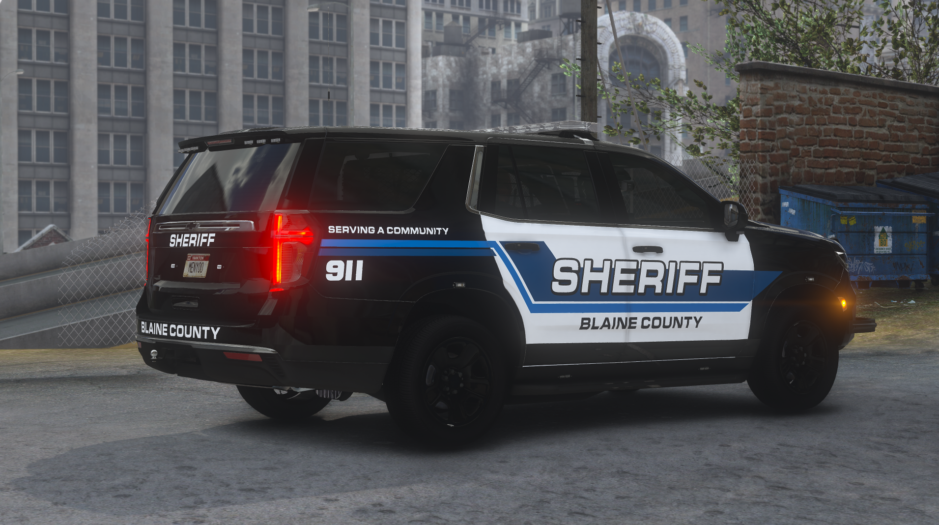 2023 Tahoe DVI Whelen Setup