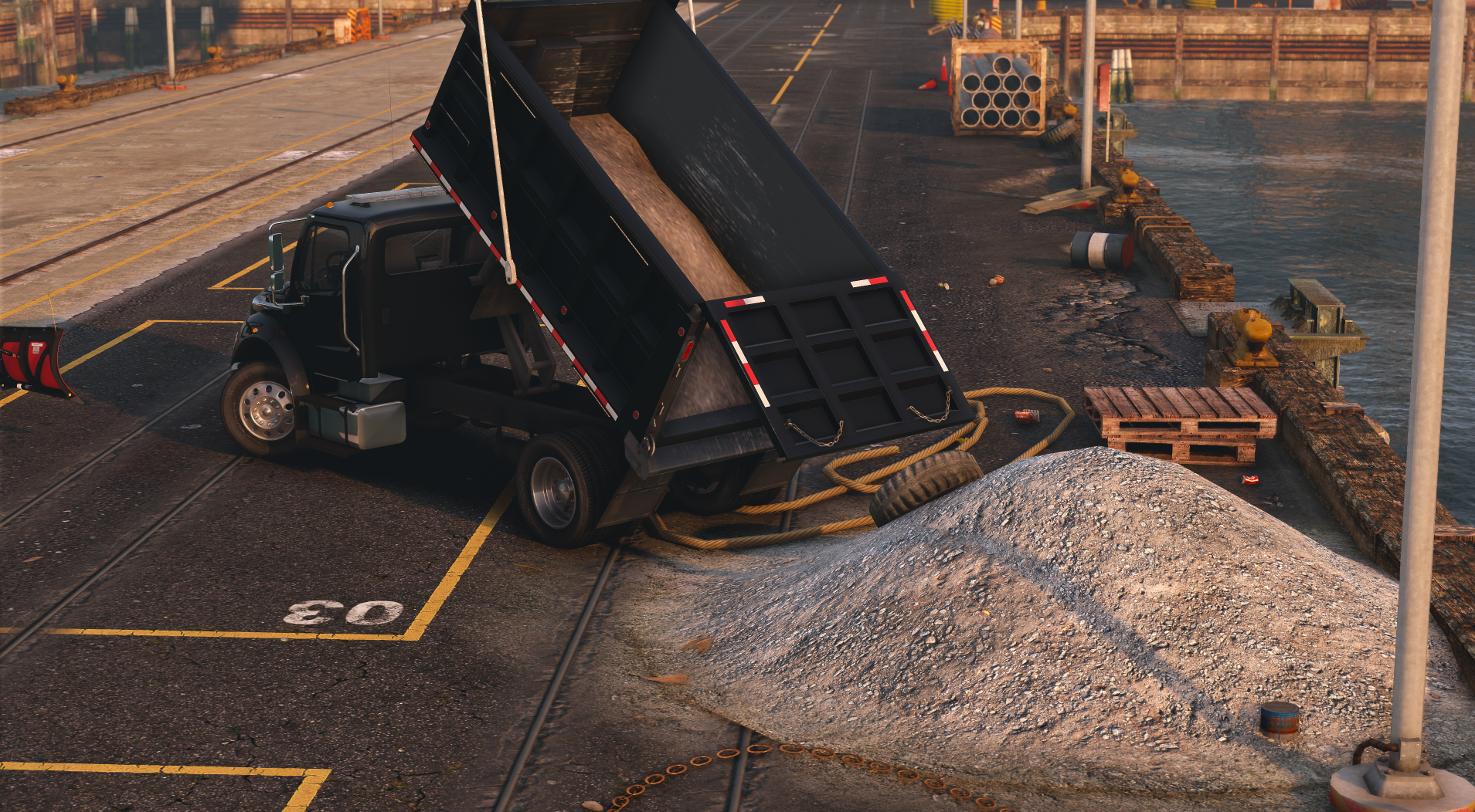 2020 Freightliner M2 Dump Body Lightbar