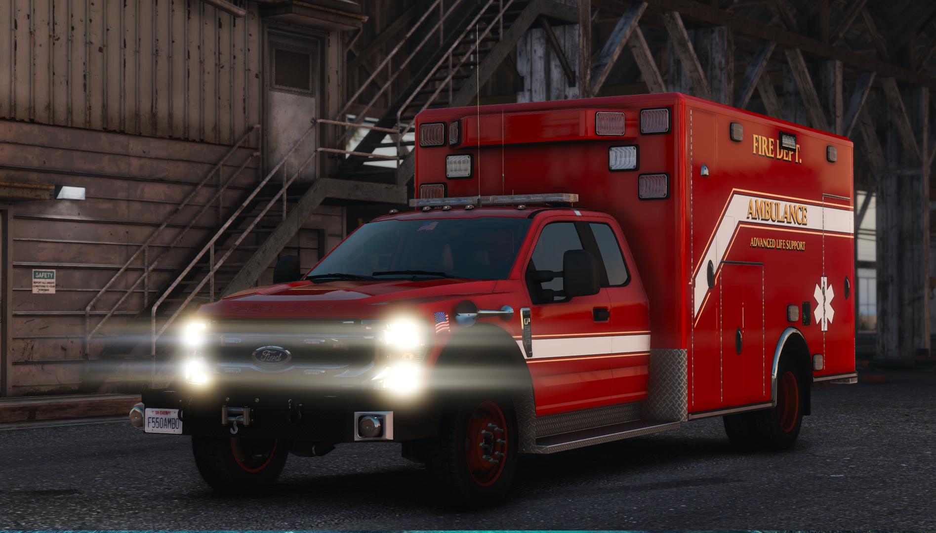 2020 F550 Supercab Ambulance