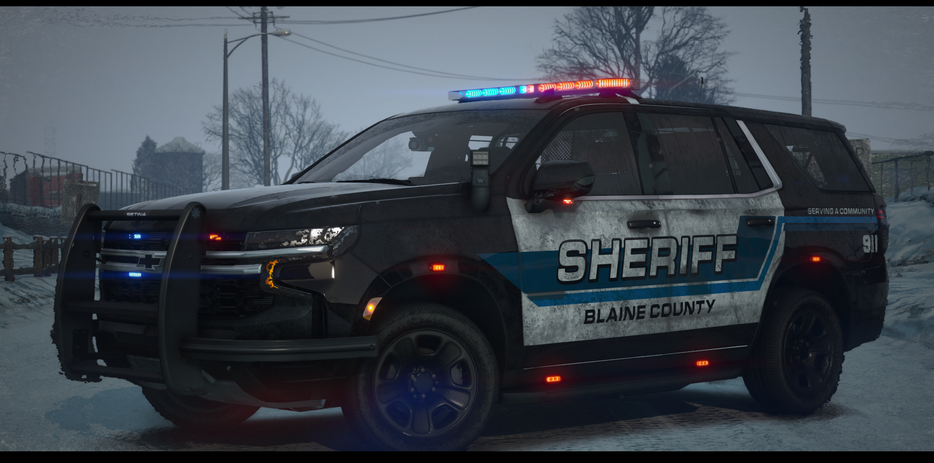 2023 Tahoe DVI Whelen Setup