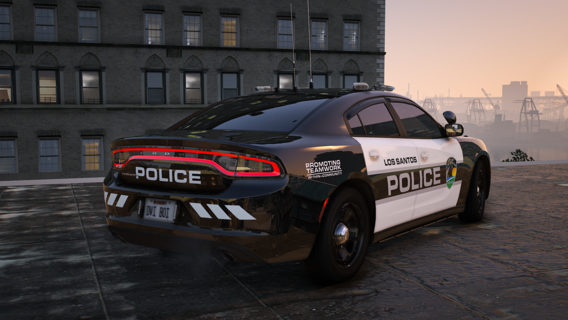 2023 Dodge Charger Pursuit DVI Setup