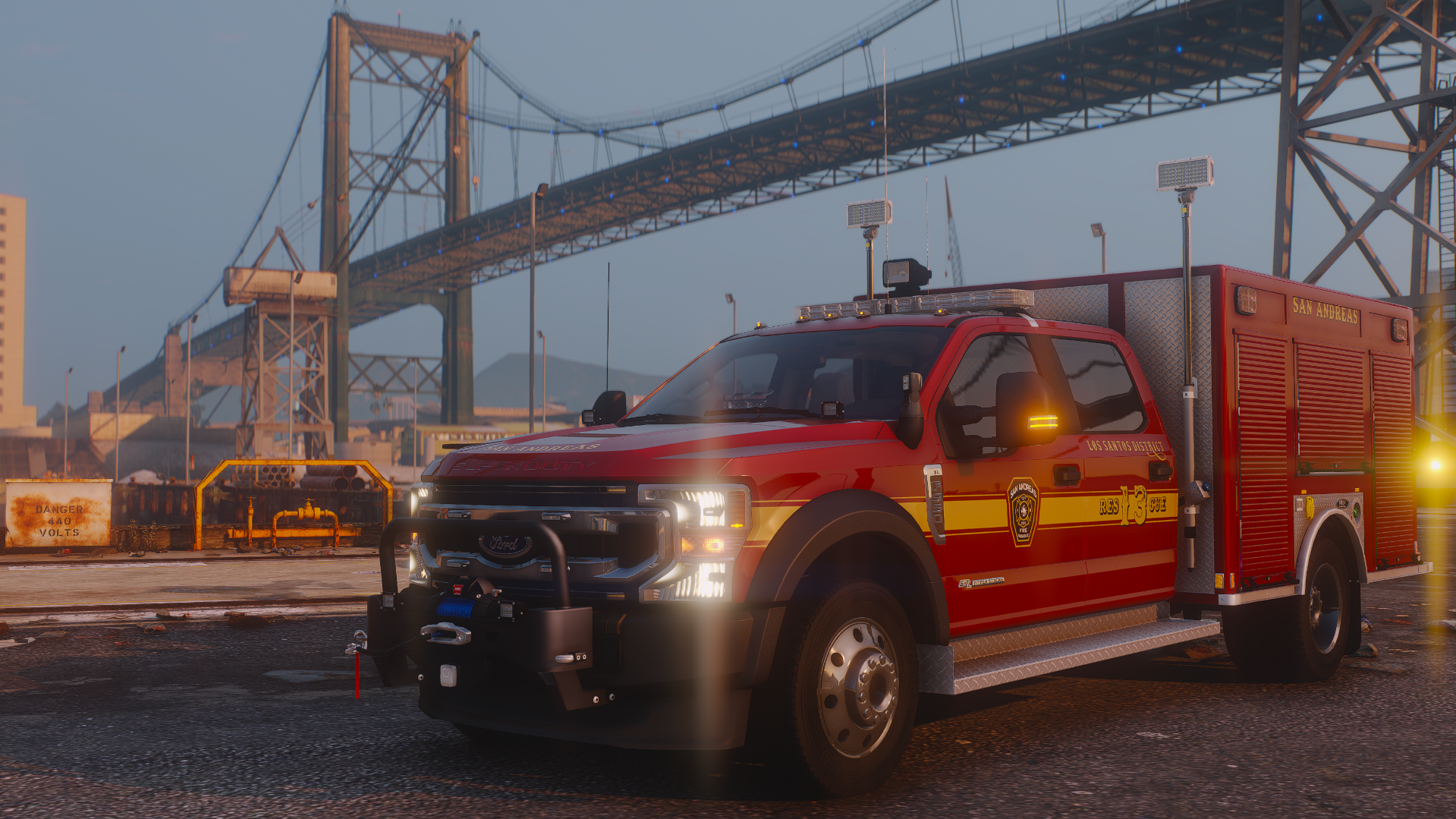 2022 Ford F-550 Crew Cab Light Rescue Truck