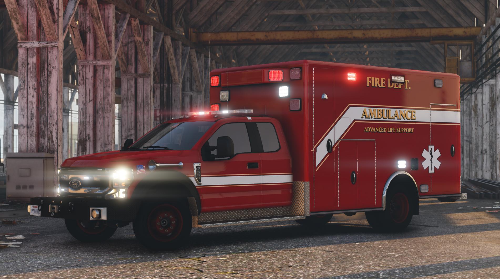 2020 F550 Supercab Ambulance