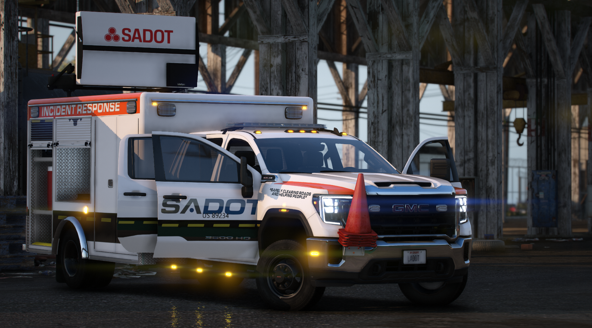 2023 Sierra 3500 SADOT Utility Box