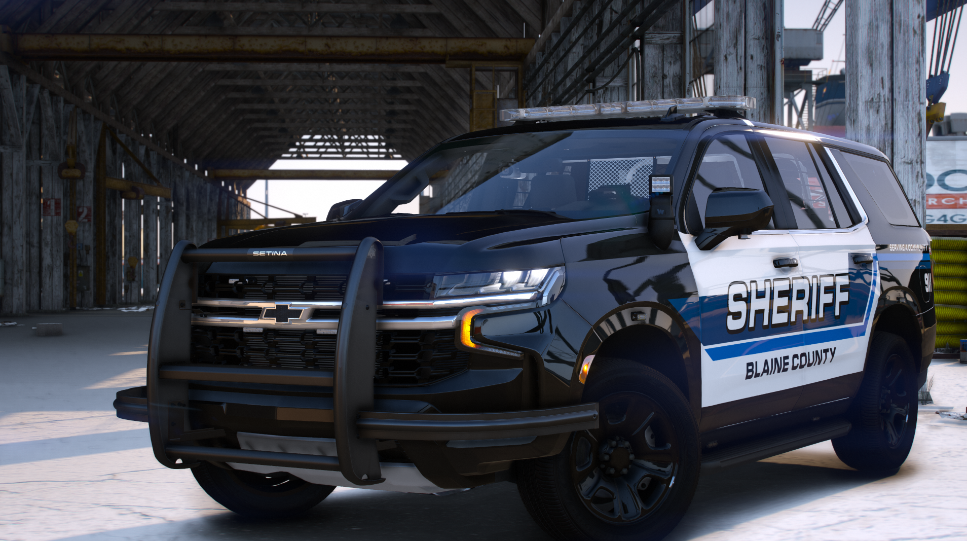 2023 Tahoe DVI Whelen Setup