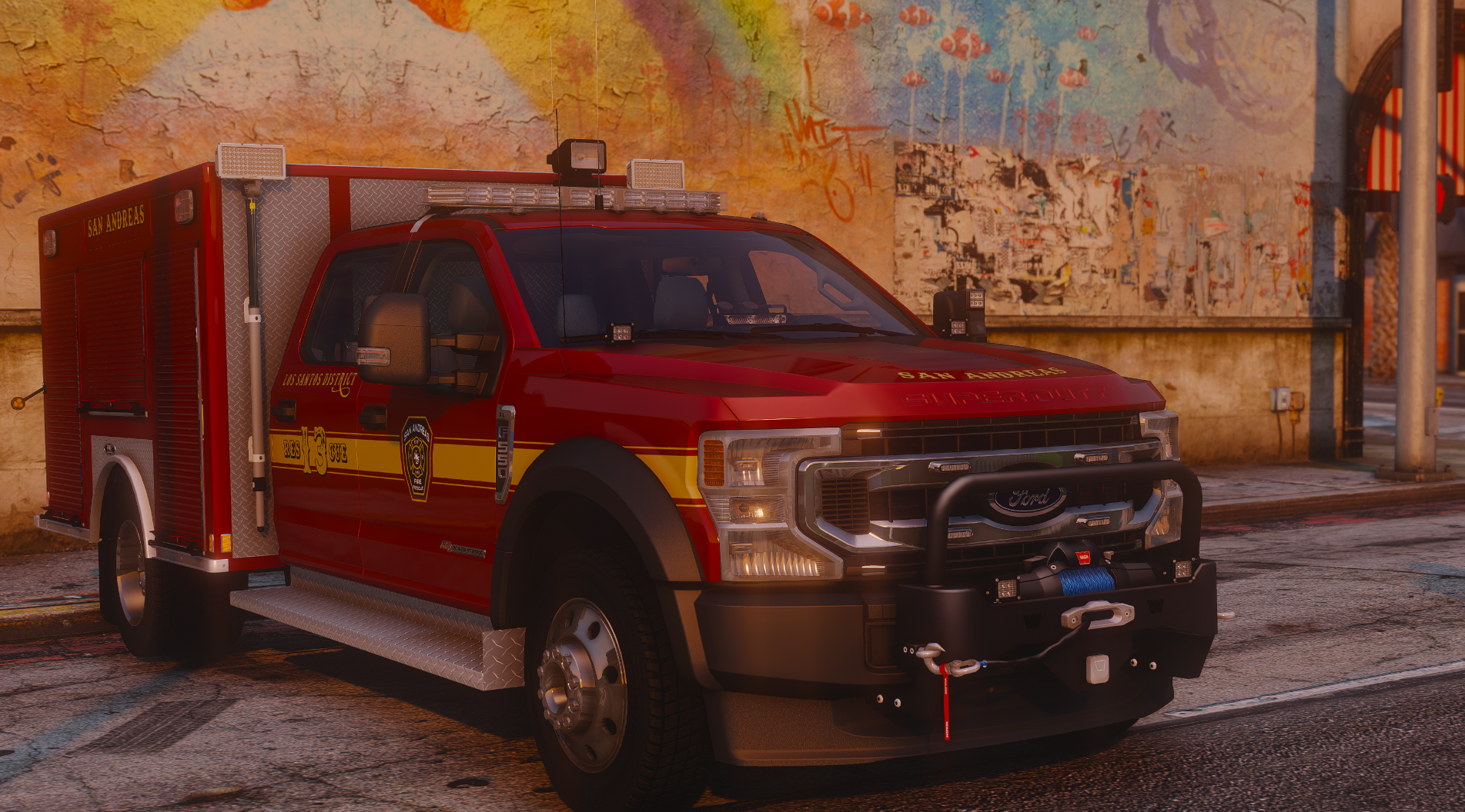 2022 Ford F-550 Crew Cab Light Rescue Truck