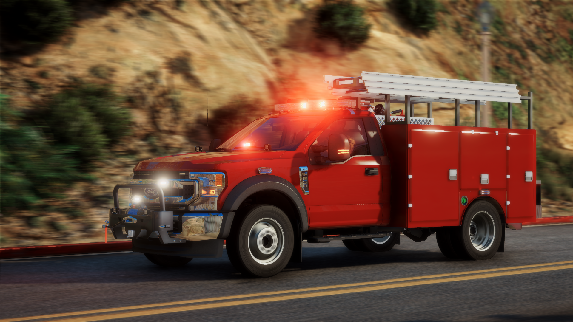 2020 Ford F-550 Fire Utility Truck