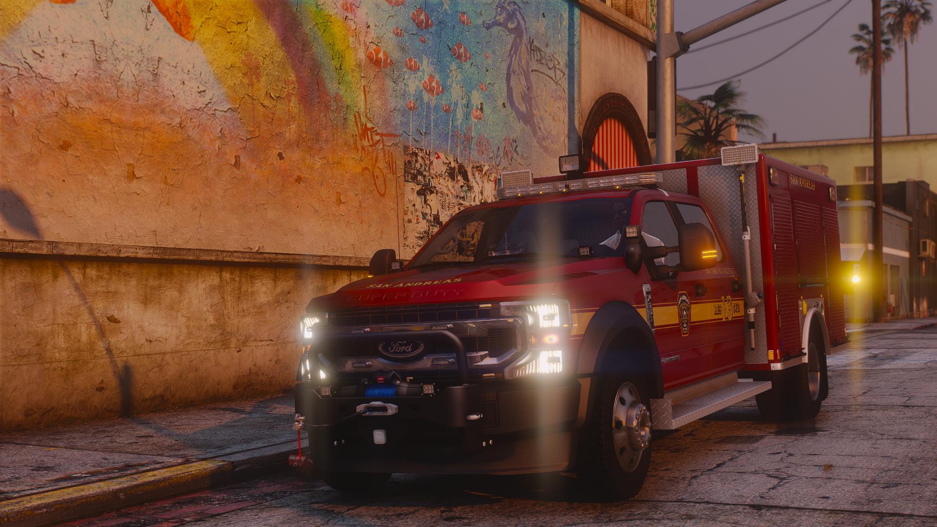 2022 Ford F-550 Crew Cab Light Rescue Truck