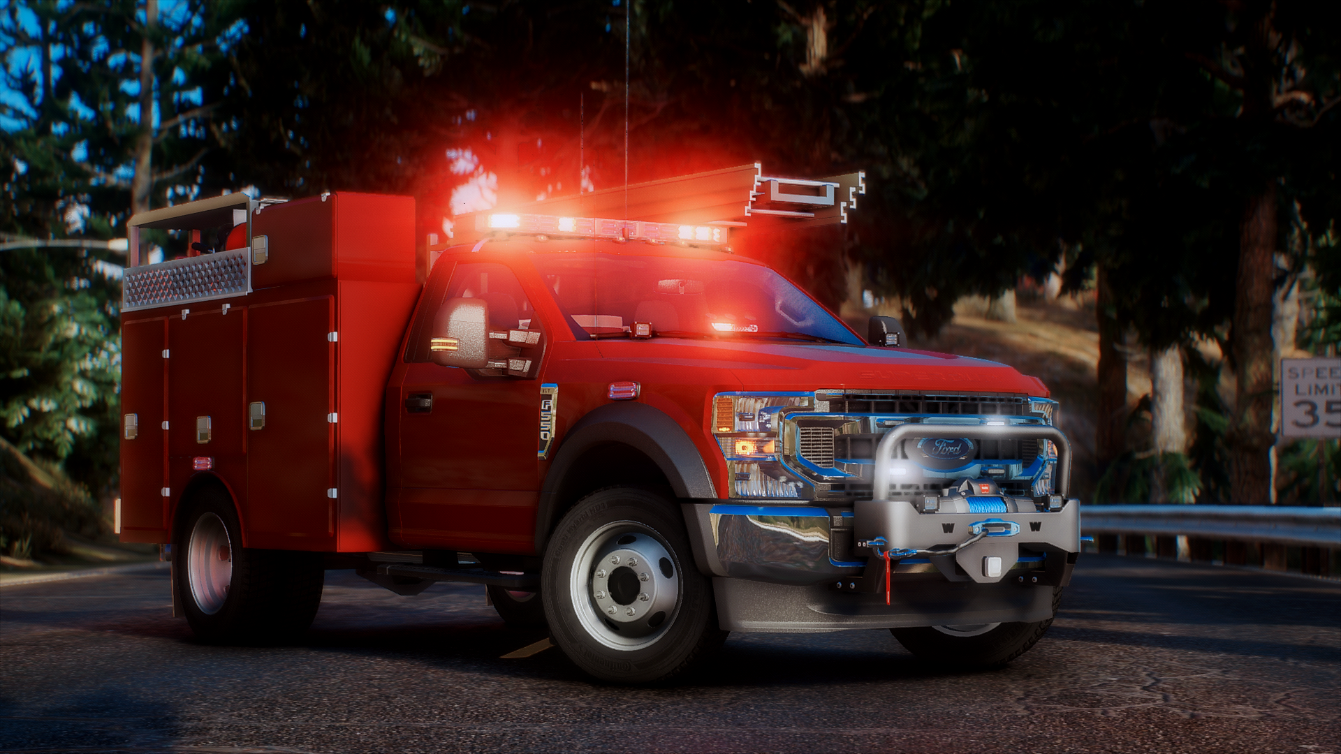 2020 Ford F-550 Fire Utility Truck