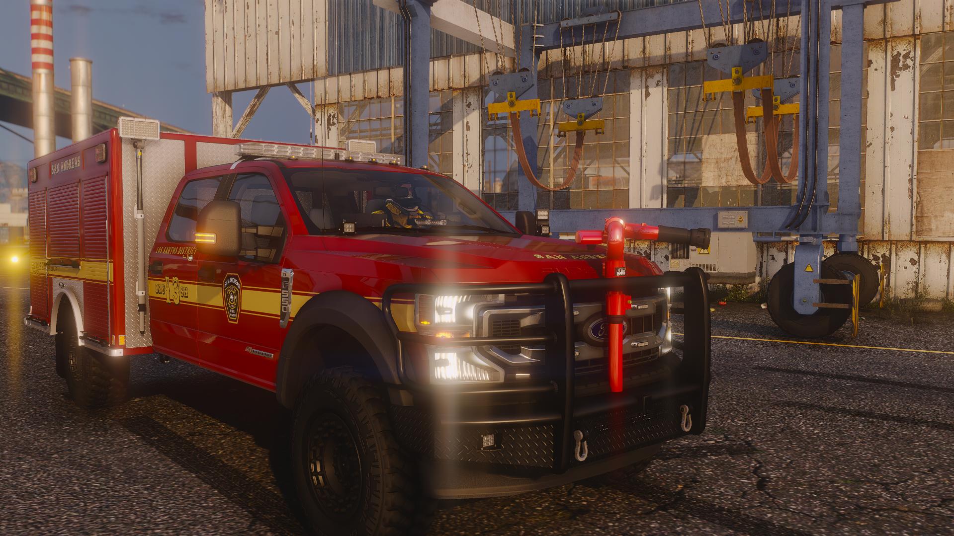 2022 Ford F-550 Crew Cab Water Suppression Truck