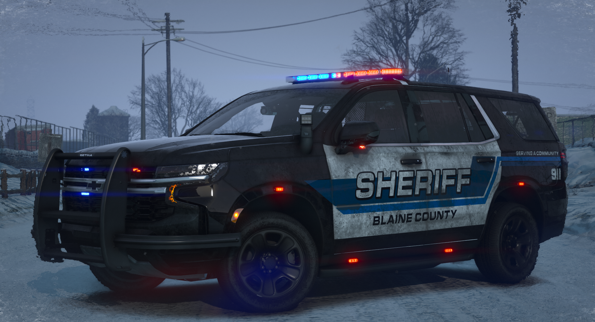 2023 Tahoe DVI Whelen Setup