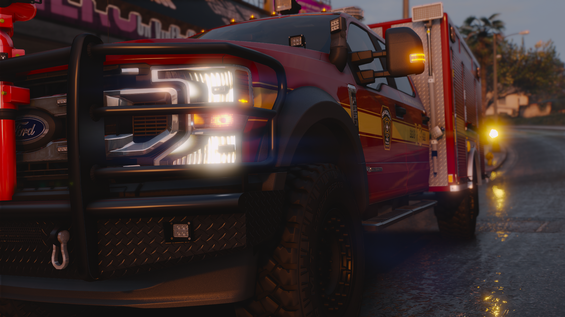 2022 Ford F-550 Crew Cab Water Suppression Truck