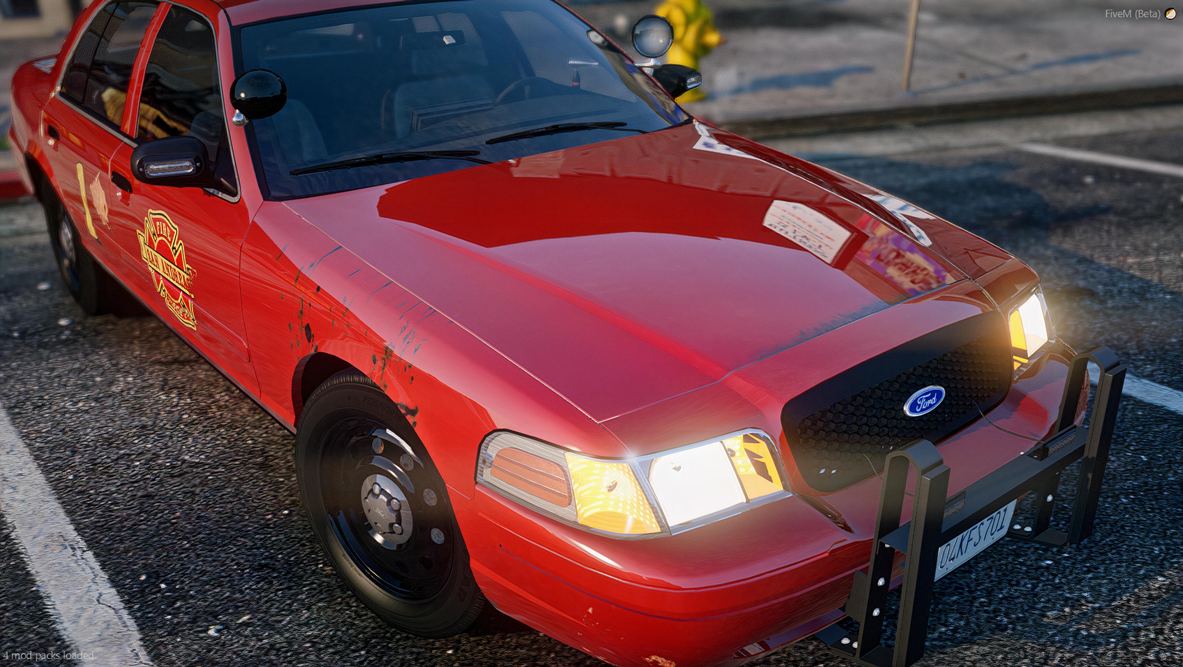 2011 Crown Victoria Fire Chief Sedan