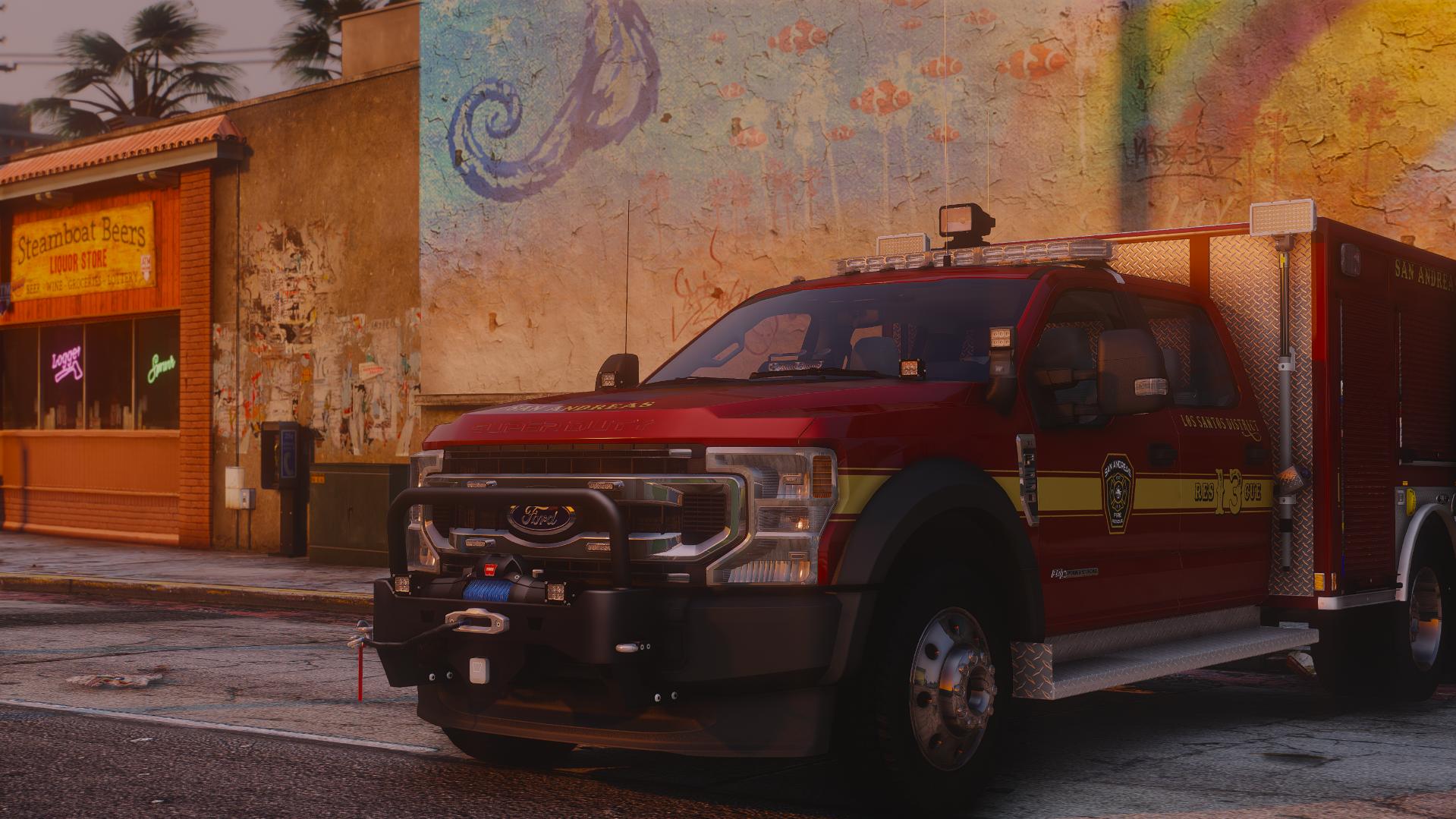 2022 Ford F-550 Crew Cab Light Rescue Truck