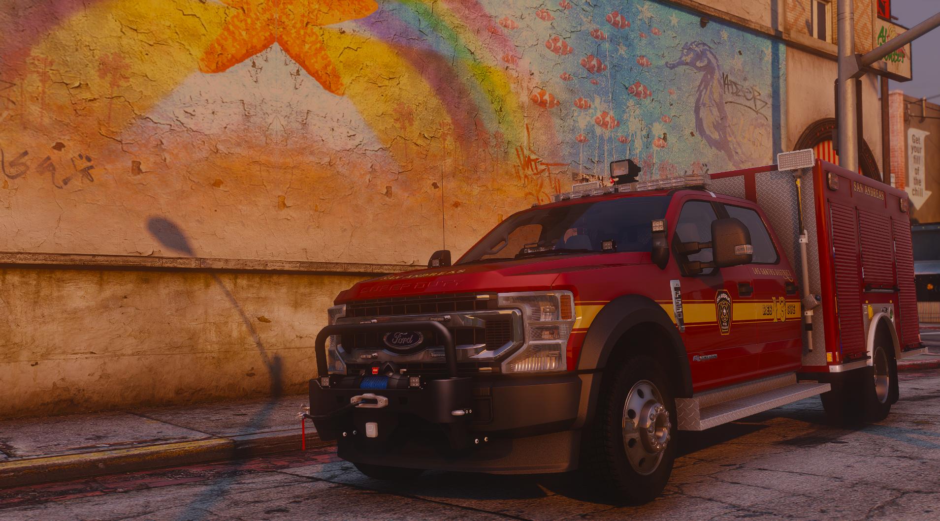2022 Ford F-550 Crew Cab Light Rescue Truck
