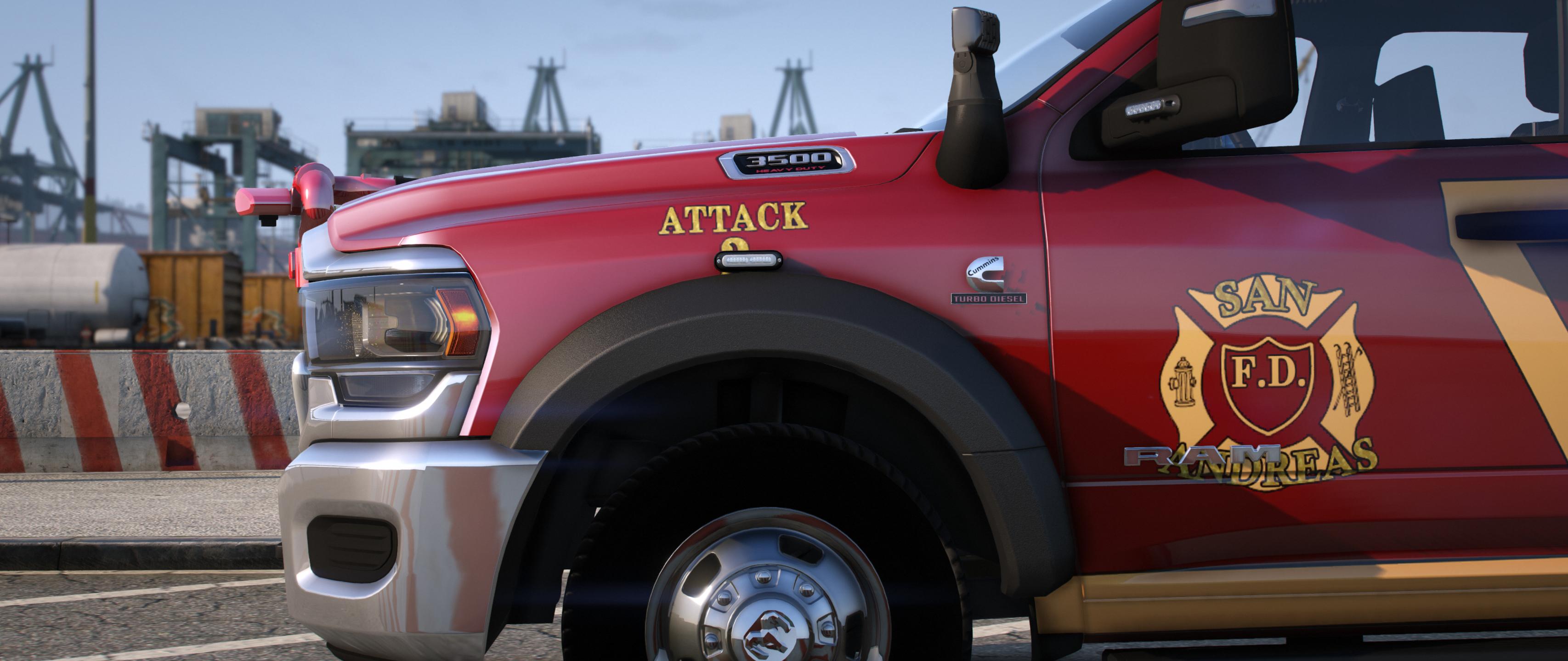 2024 Ram 3500 Big Horn Fire Pumper Truck