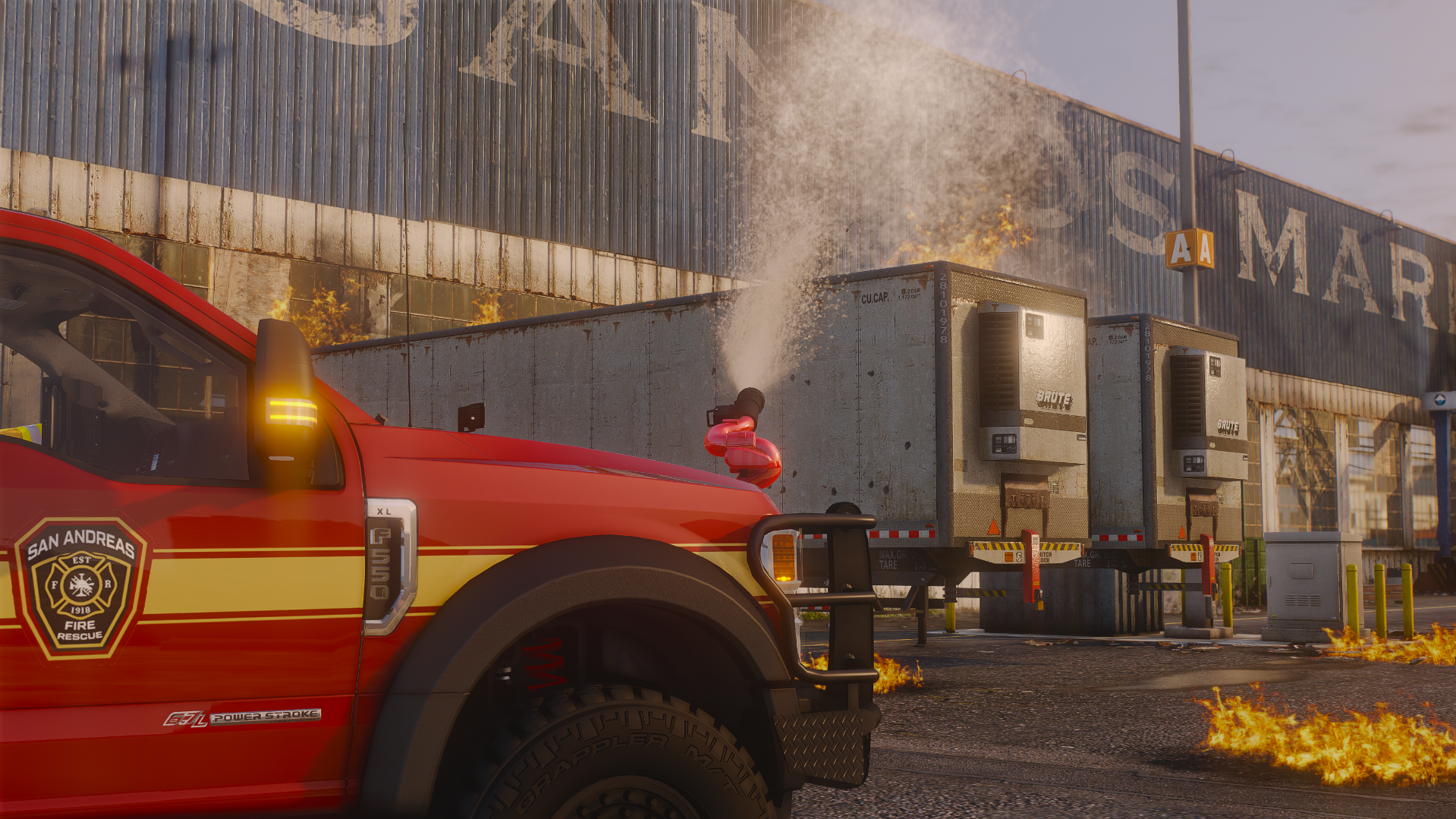 2022 Ford F-550 Crew Cab Water Suppression Truck
