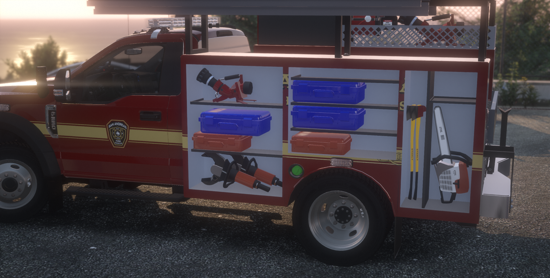 2020 Ford F-550 Fire Utility Truck