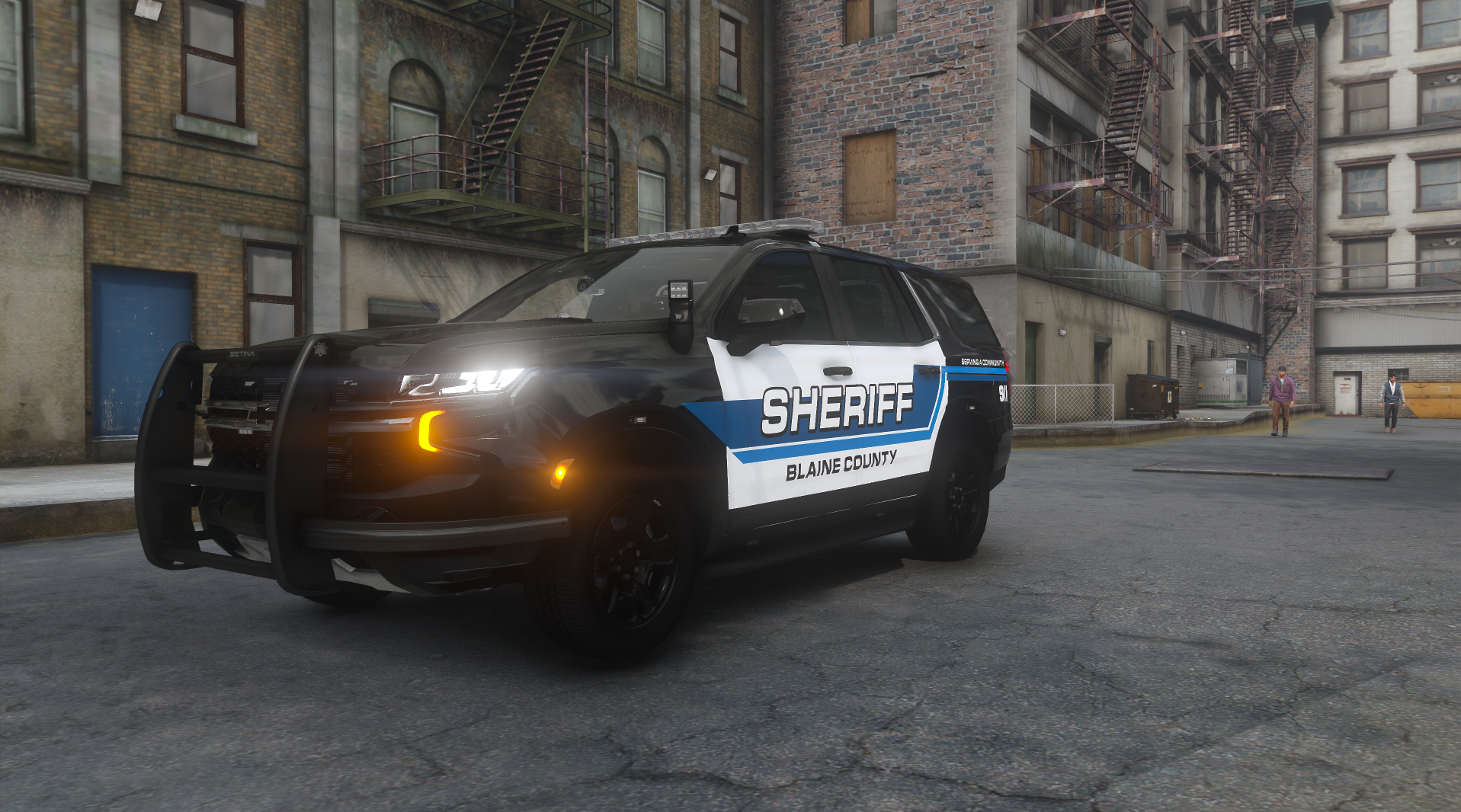 2023 Tahoe DVI Whelen Setup