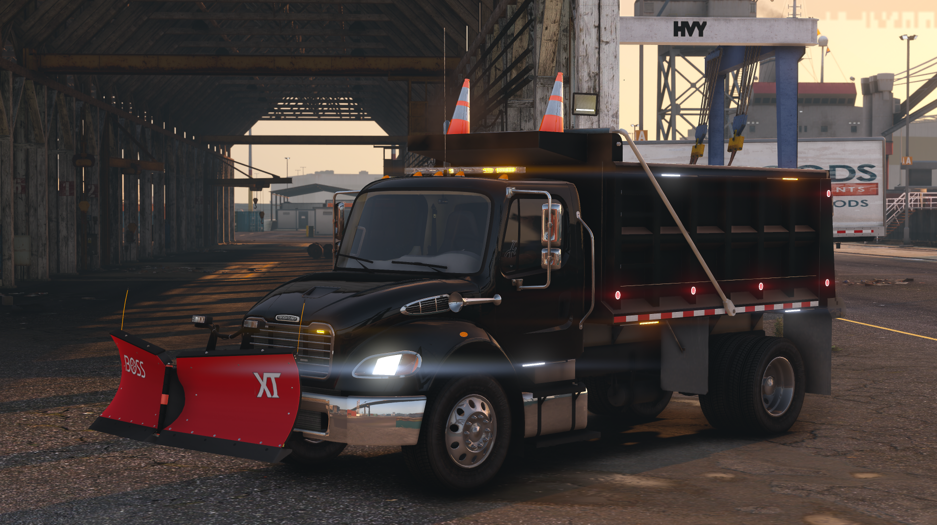2020 Freightliner M2 Dump Body Lightbar