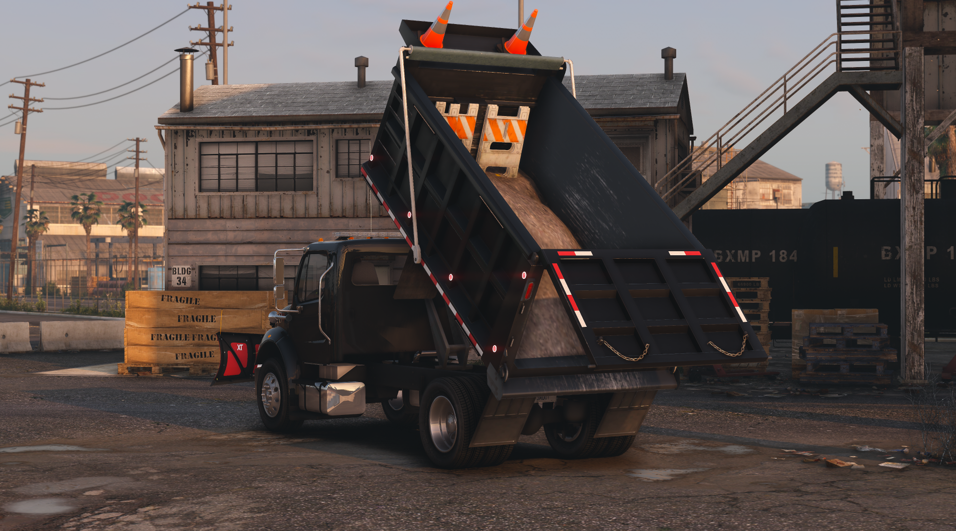 2020 Freightliner M2 Dump Body Lightbar