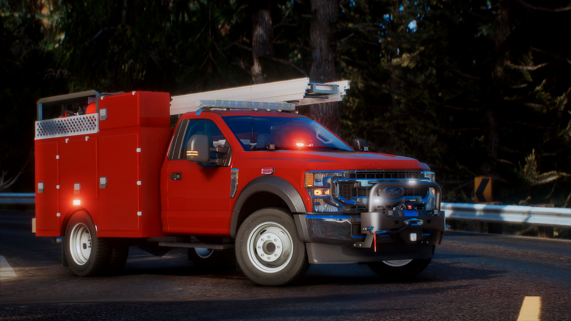 2020 Ford F-550 Fire Utility Truck