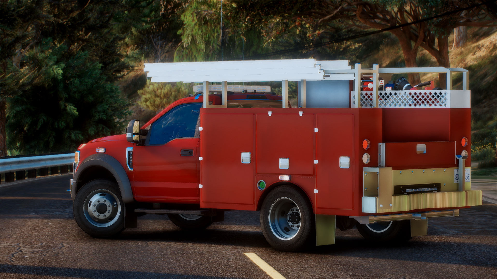 2020 Ford F-550 Fire Utility Truck