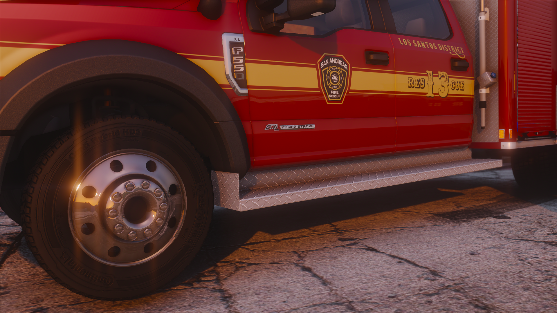 2022 Ford F-550 Crew Cab Light Rescue Truck