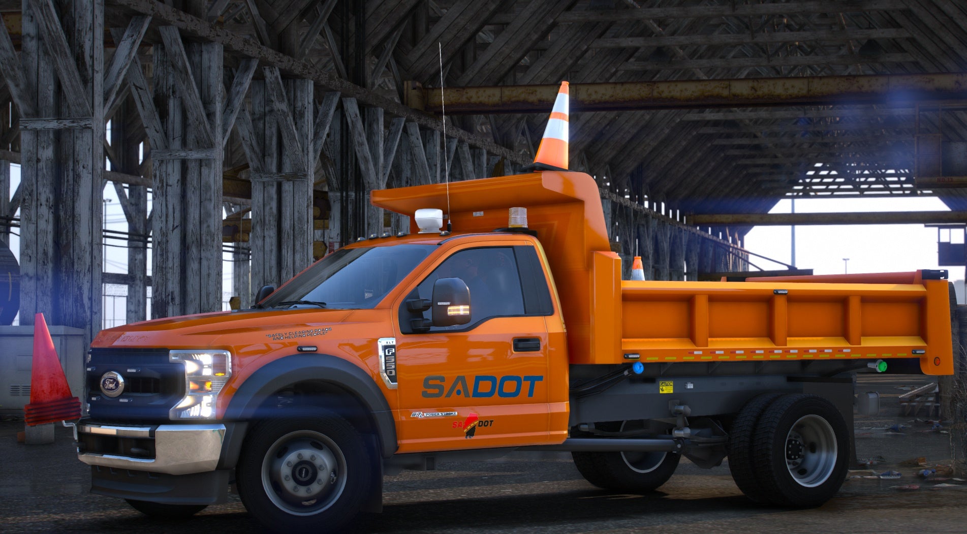 2022 Ford F550 Dump Body Bubble Variant