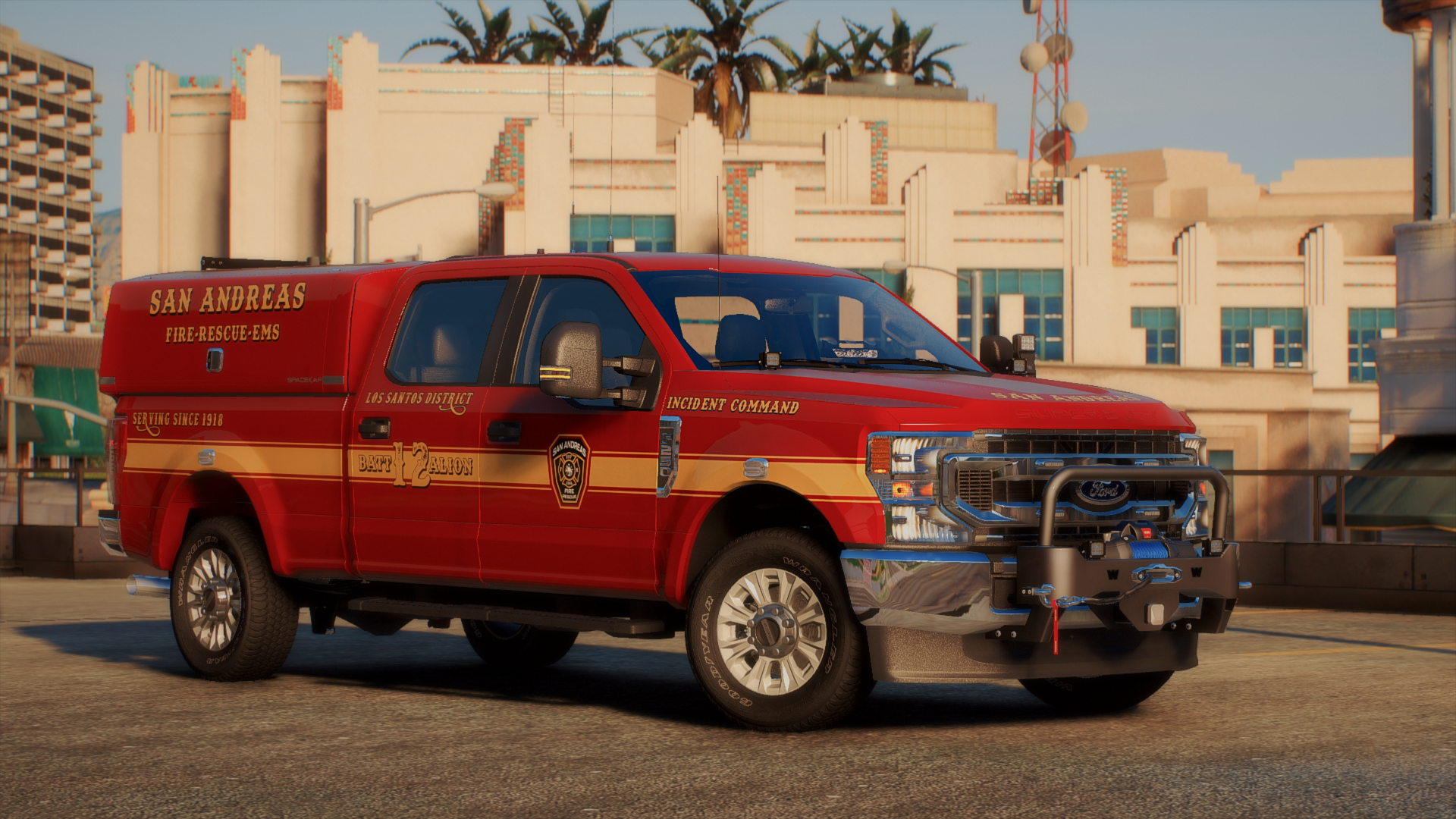 2020 Ford F-250 Fire Batt Truck