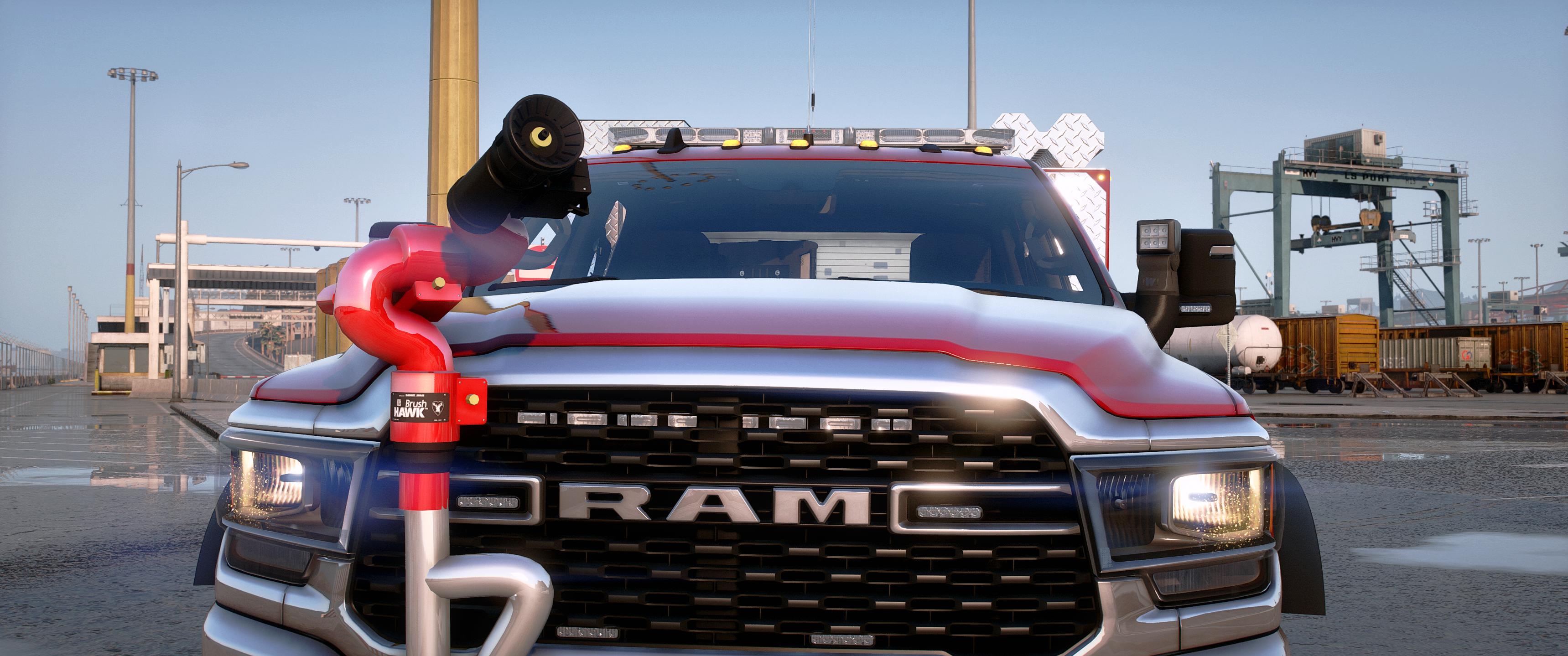 2024 Ram 3500 Big Horn Fire Pumper Truck