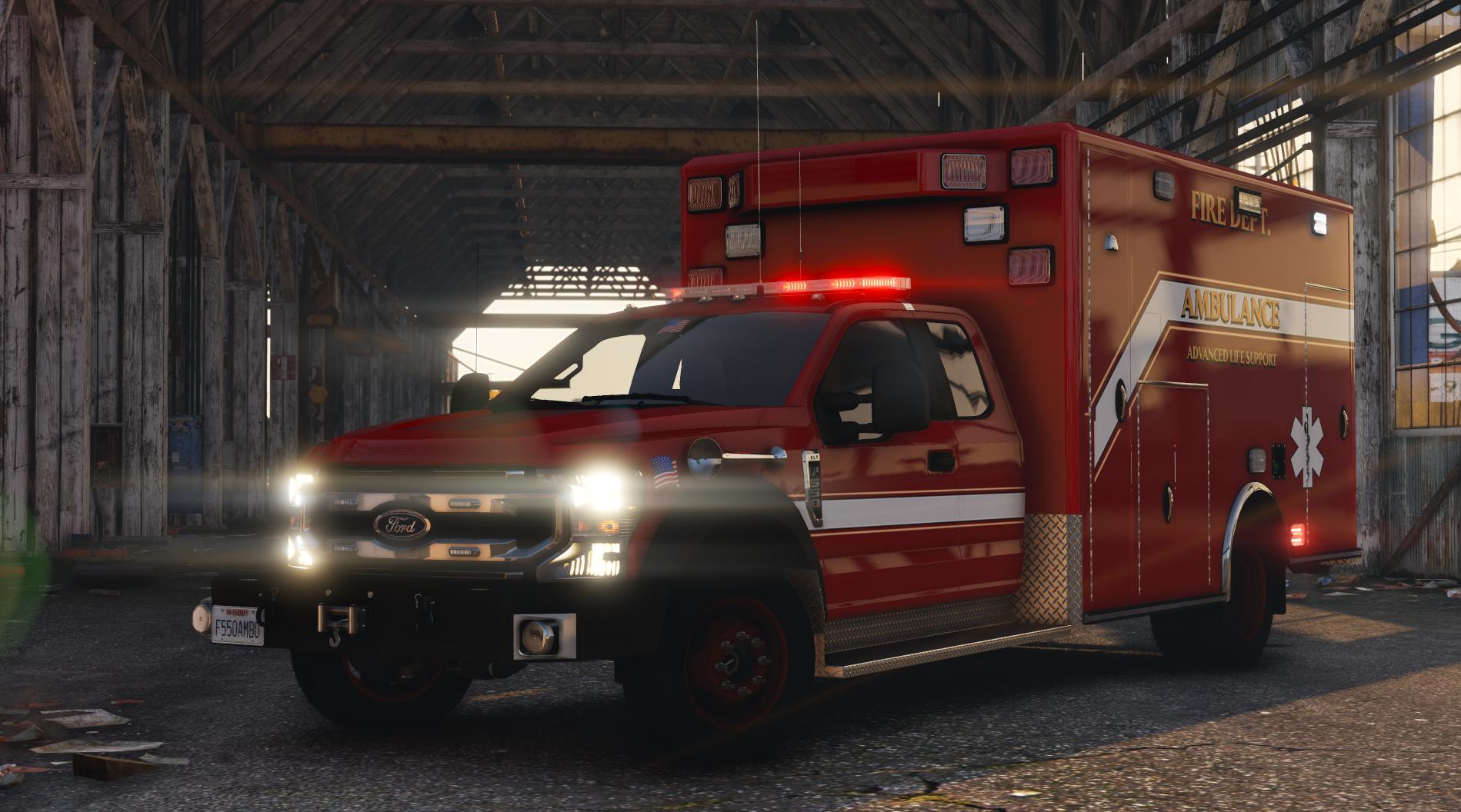 2020 F550 Supercab Ambulance