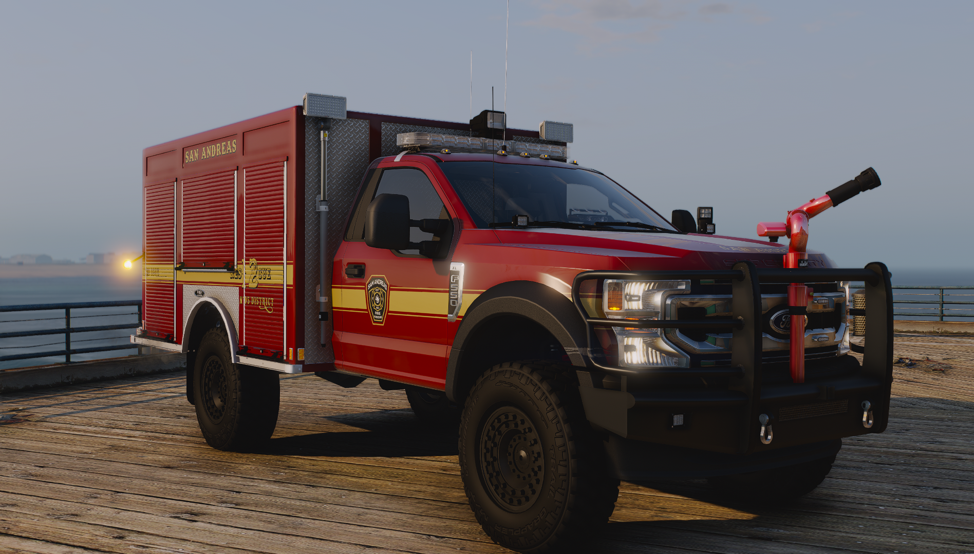 2022 Ford F-550 Single Cab Water Suppression Truck