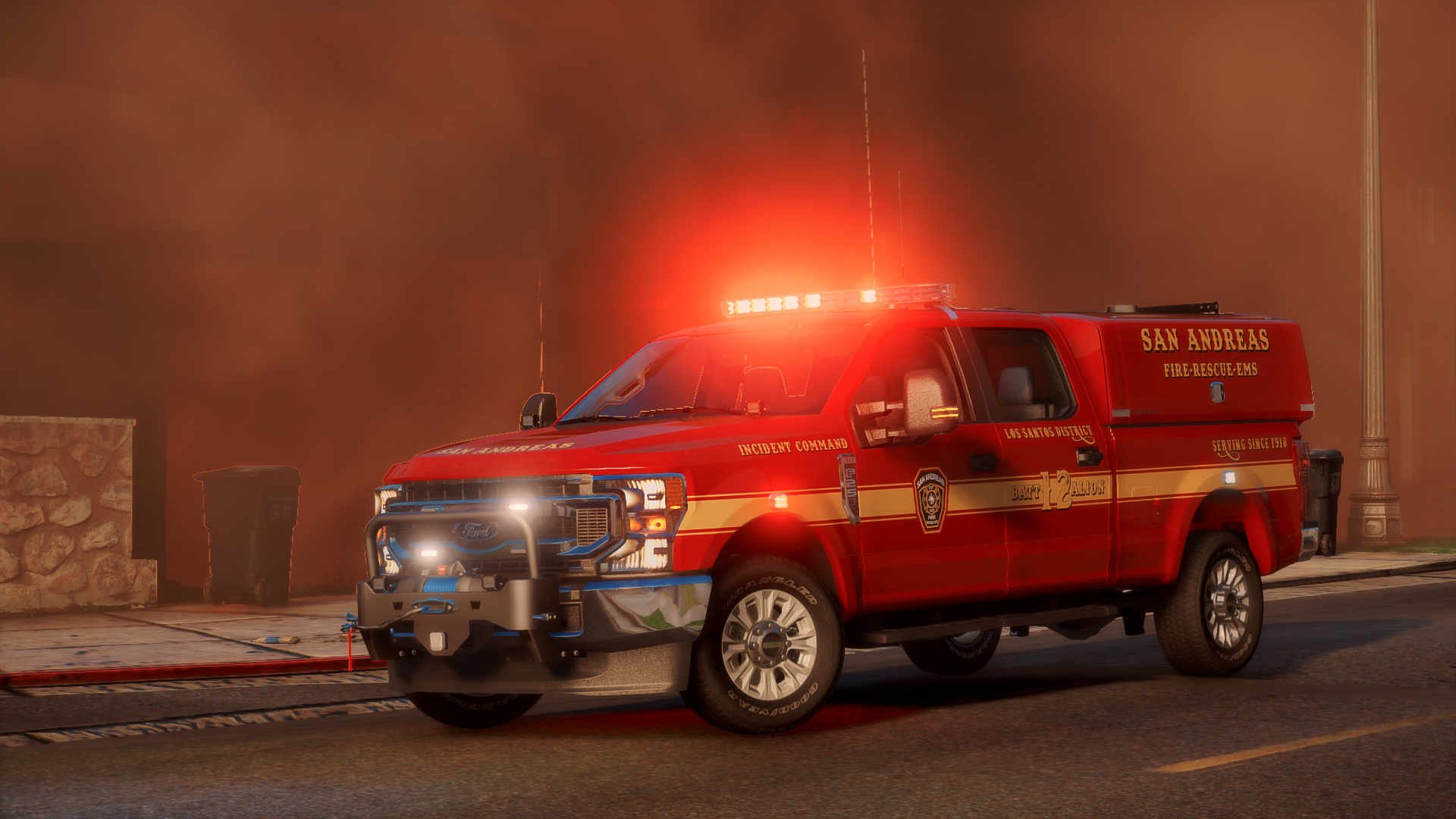 2020 Ford F-250 Fire Batt Truck