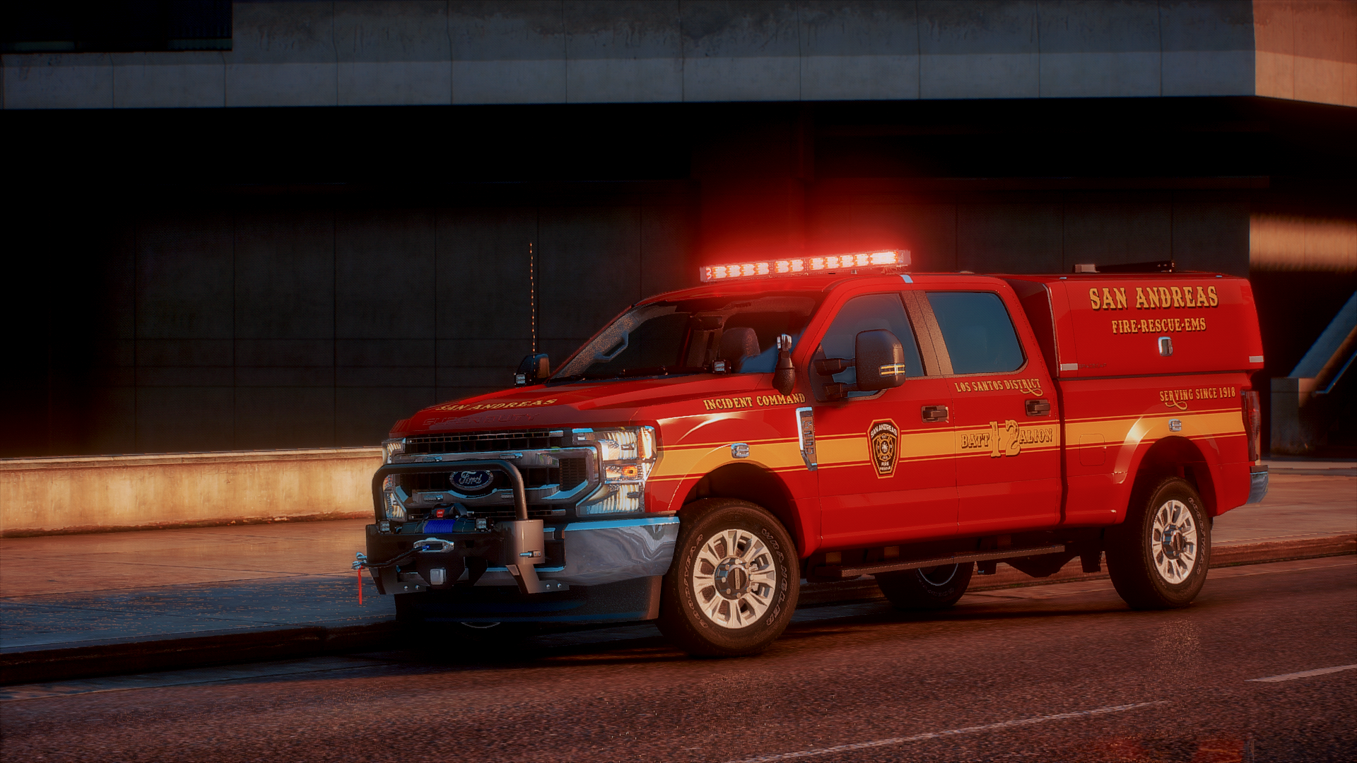 2020 Ford F-250 Fire Batt Truck