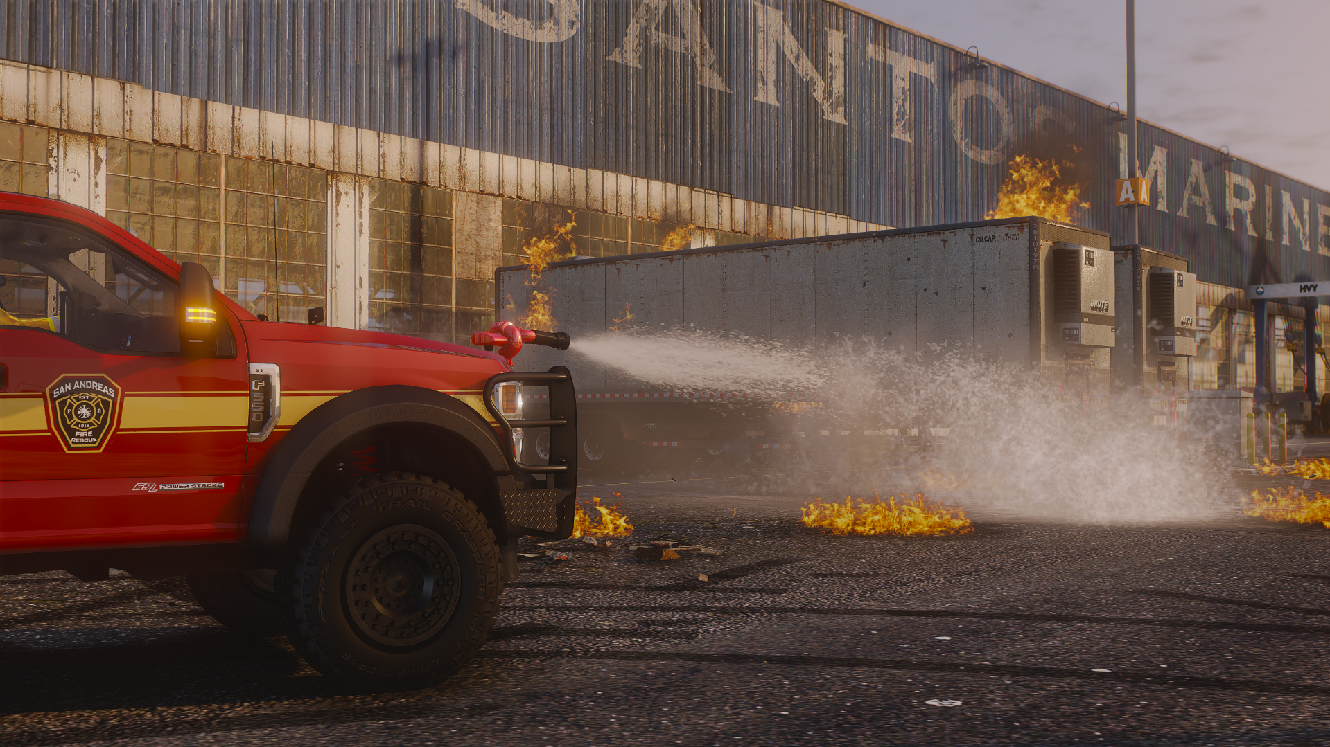 2022 Ford F-550 Crew Cab Water Suppression Truck