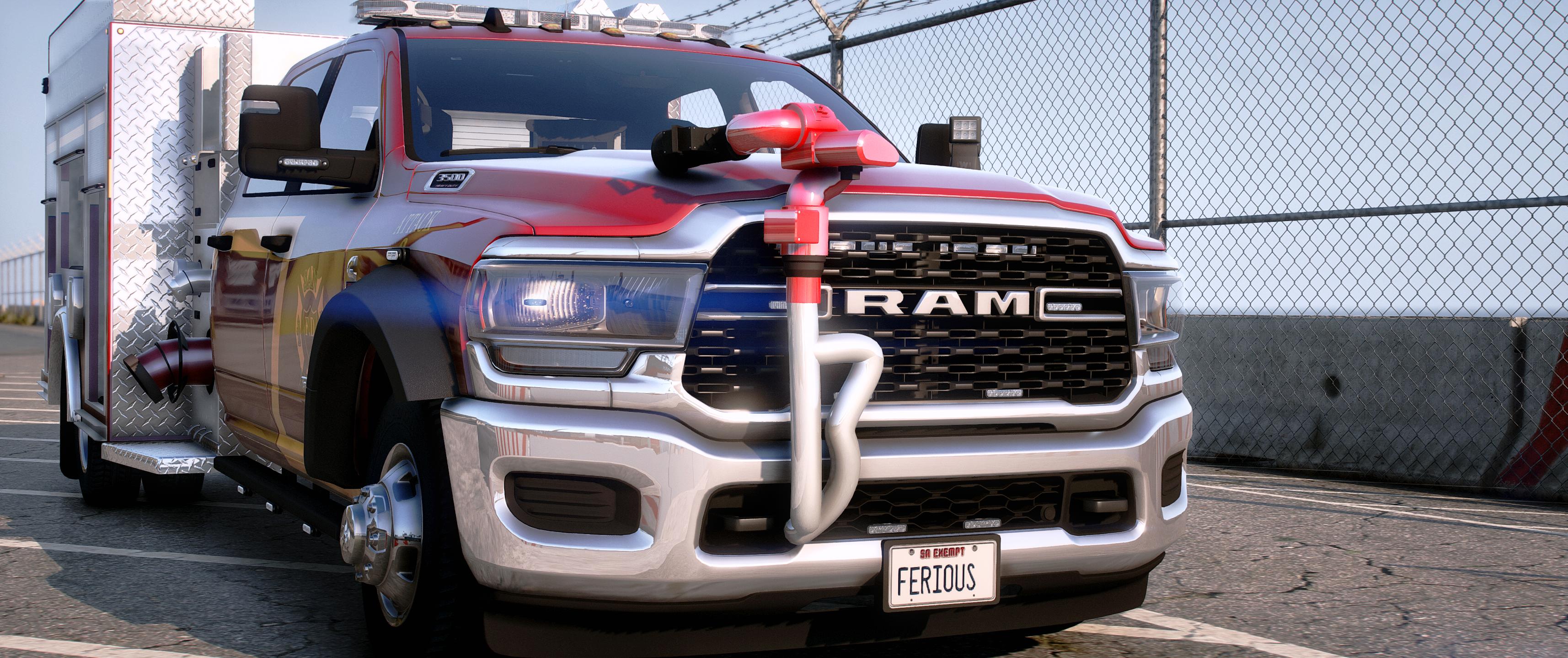 2024 Ram 3500 Big Horn Fire Pumper Truck