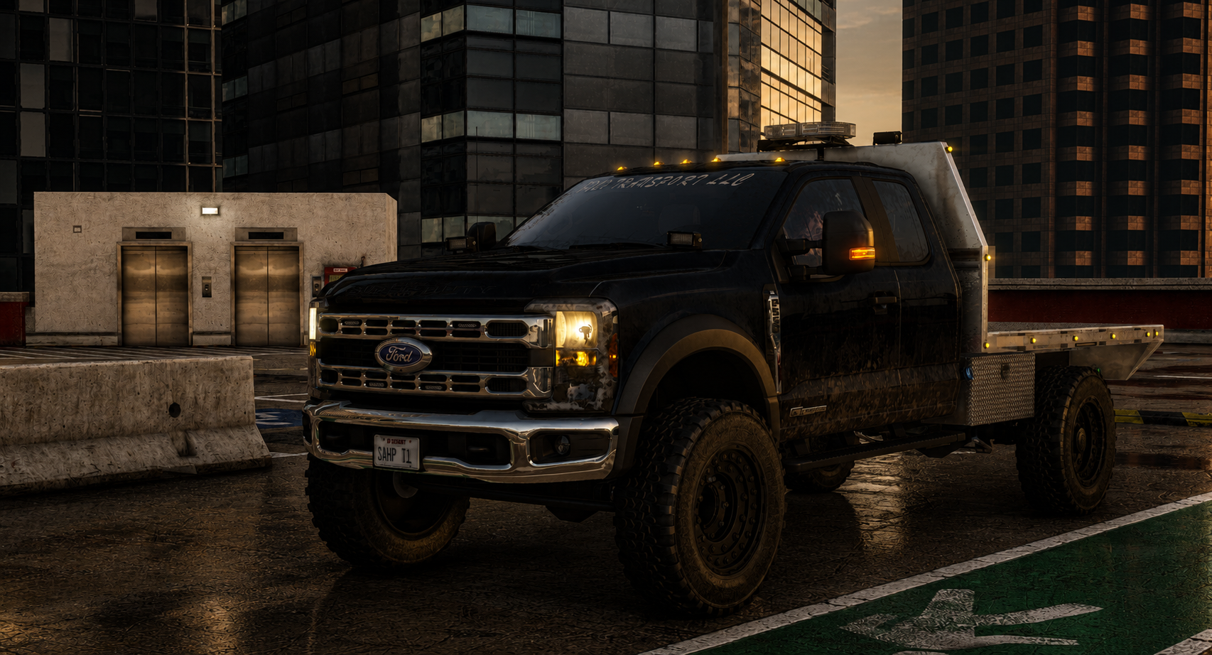 2025 Ford F-550 XL Flatbed LEO & Fire Setup — non-ELS GTAV/FiveM Bundles vehicle by Ferious Development