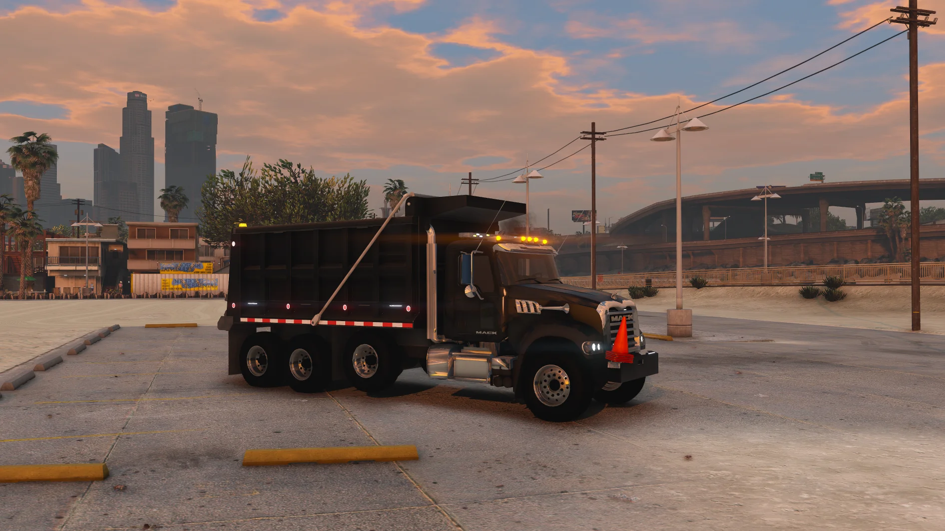2025 Mack Granite Dump Truck — non-ELS GTAV/FiveM DOT vehicle by Ferious Development