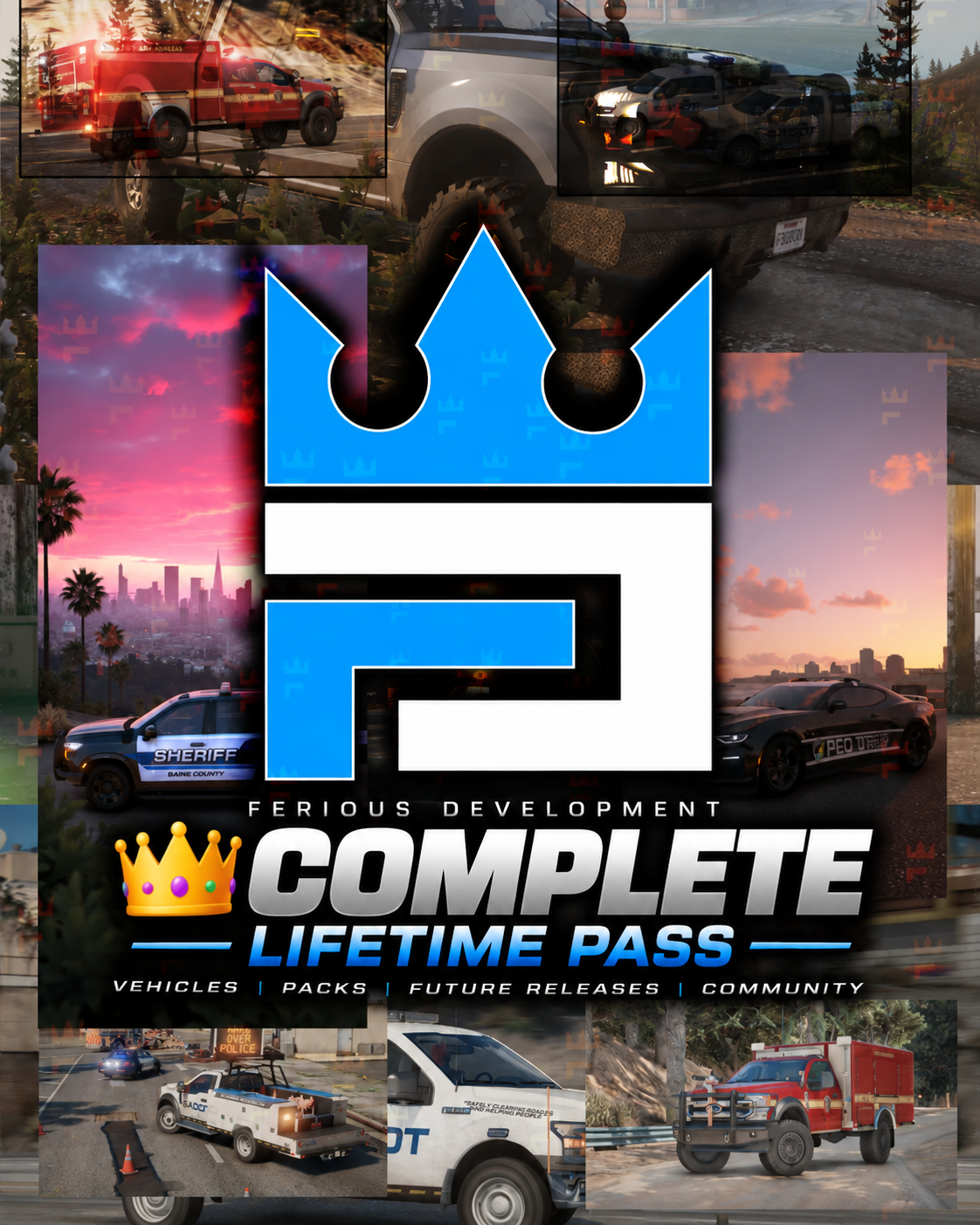 Complete Lifetime Access Pass — non-ELS GTAV/FiveM Bundles vehicle by Ferious Development